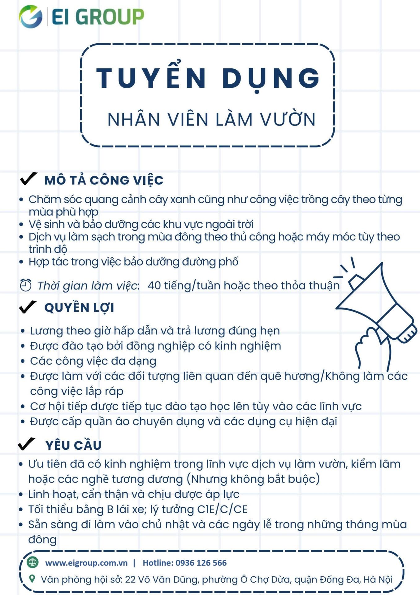 Tuyển Dụng Nhân Viên Làm Vườn tại CHLB Đức – Cơ Hội Việc Làm Hấp Dẫn!